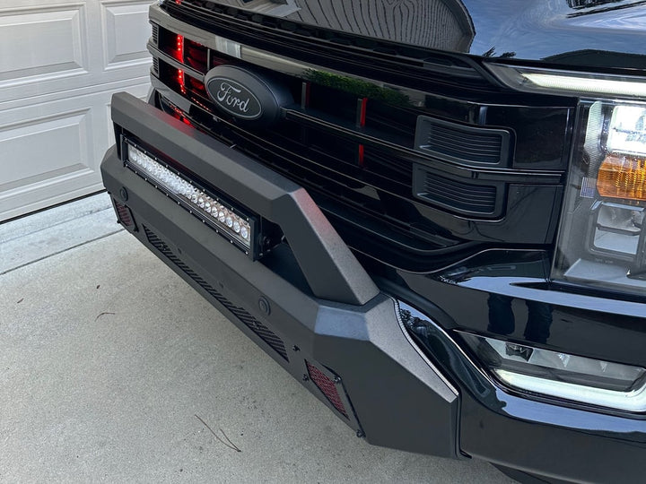 Barricade HD Stubby Front Bumper with 20-Inch LED Light Bar (21-23 F-150, Excluding Raptor)